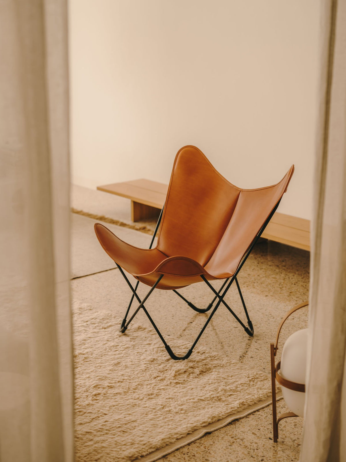 Bonet BKF® in natural leather in a room