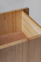 Detail of the solid pine planes on Delta
